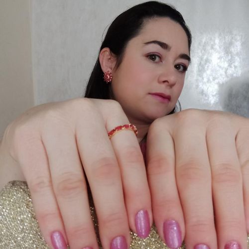 Anel ouro rubi