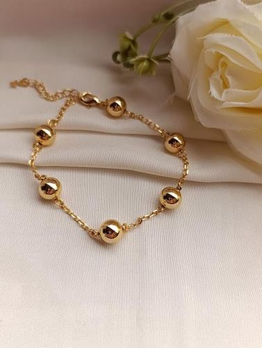 Pulseira ouro esferas G